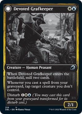 Devoted Grafkeeper (218) (Innistrad: Double Feature)