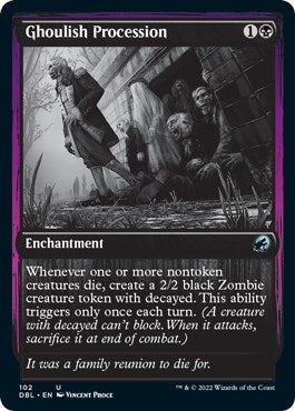 Ghoulish Procession (102) (Innistrad: Double Feature)
