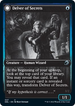 Delver of Secrets (47) (Innistrad: Double Feature)