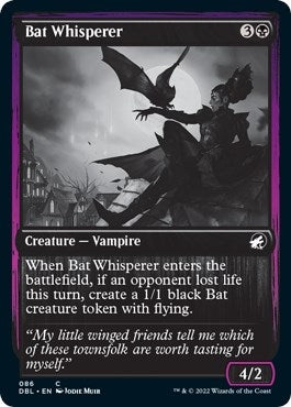 Bat Whisperer (86) (Innistrad: Double Feature)
