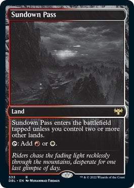 Sundown Pass (533) (Innistrad: Double Feature)