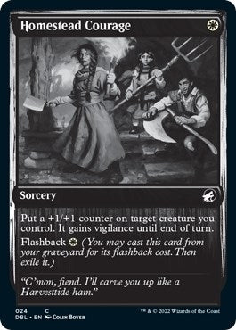 Homestead Courage (24) (Innistrad: Double Feature)
