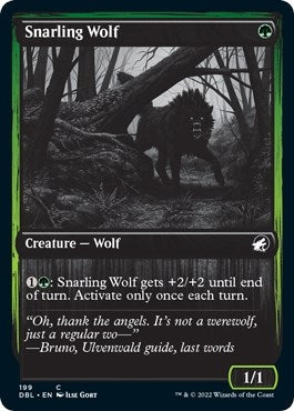 Snarling Wolf (199) (199) (Innistrad: Double Feature)