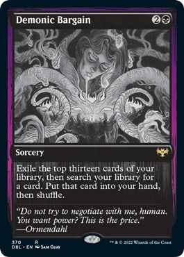 Demonic Bargain (370) (Innistrad: Double Feature)