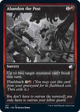 Abandon the Post (127) (Innistrad: Double Feature)