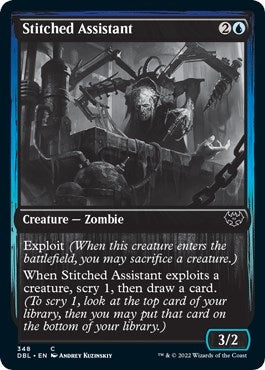 Stitched Assistant (348) (Innistrad: Double Feature)