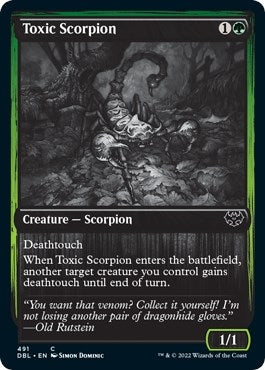 Toxic Scorpion (491) (Innistrad: Double Feature)