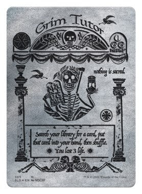 Grim Tutor (Silver Laminate) (365) (Secret Lair Drop Series)