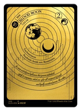 Blood Moon (Foil Etched) (Gold) (366) (Secret Lair Drop Series)