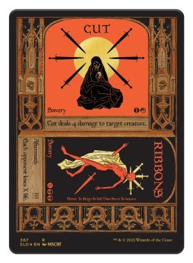 Cut // Ribbons (Foil Etched) (Gold) (367) (Secret Lair Drop Series)