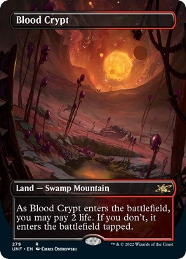 Blood Crypt (Borderless) (279) (Unfinity)