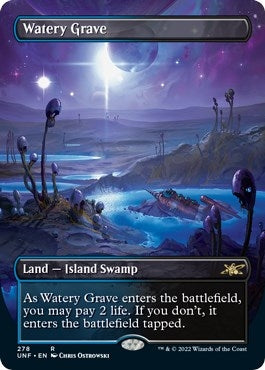 Image for Watery Grave (Borderless) (278) - Magic: The Gathering