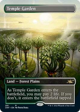 Temple Garden (Borderless) (281) (Unfinity)
