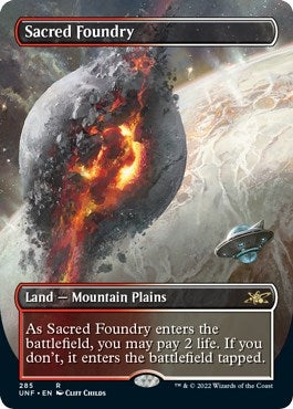 Sacred Foundry (Borderless) (285) (Unfinity)