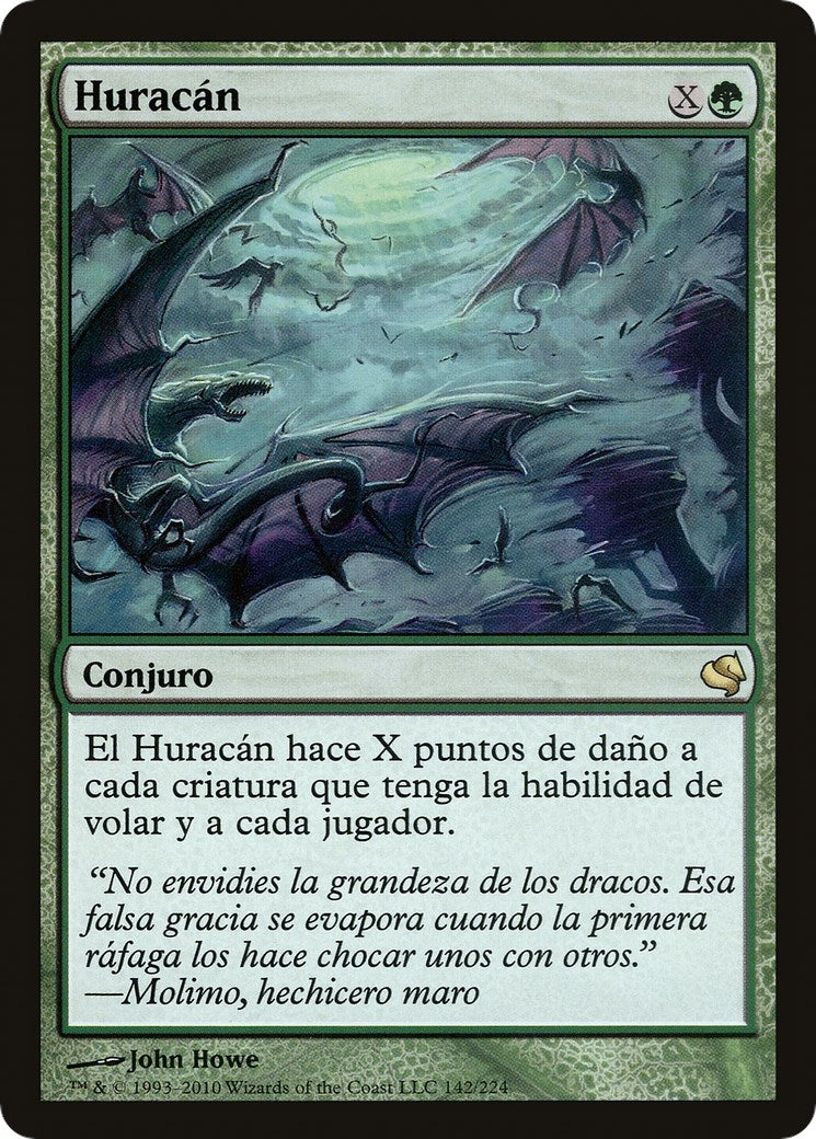 Hurricane (Spanish) - "Huracan" (142) (Magic Encyclopedia 2011 (Salvat))