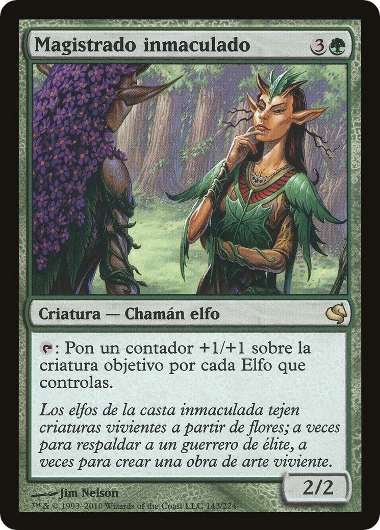 Immaculate Magistrate (Spanish) - "Magistrado inmaculado" (143) (Magic Encyclopedia 2011 (Salvat))