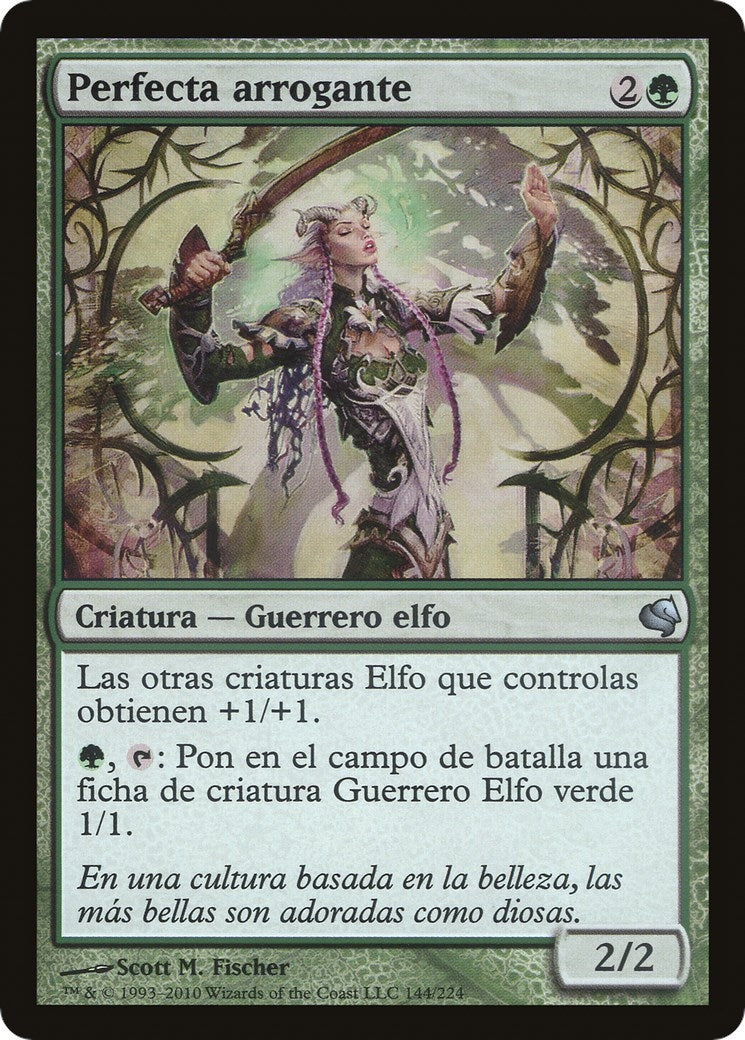 Imperious Perfect (Spanish) - "Perfecta arrogante" (144) (Magic Encyclopedia 2011 (Salvat))