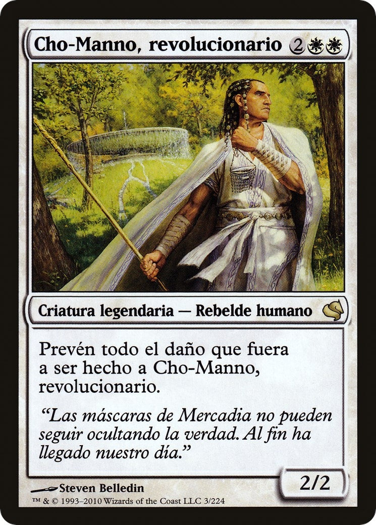 Cho-Manno, Revolutionary (Spanish) - "Cho-Manno, revolucionario" (3) (Magic Encyclopedia 2011 (Salvat))