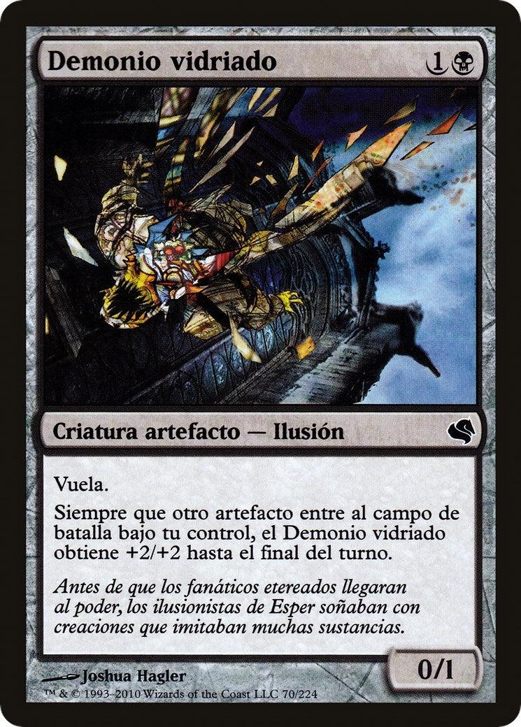 Glaze Fiend (Spanish) - "Demonio vidriado" (70) (Magic Encyclopedia 2011 (Salvat))