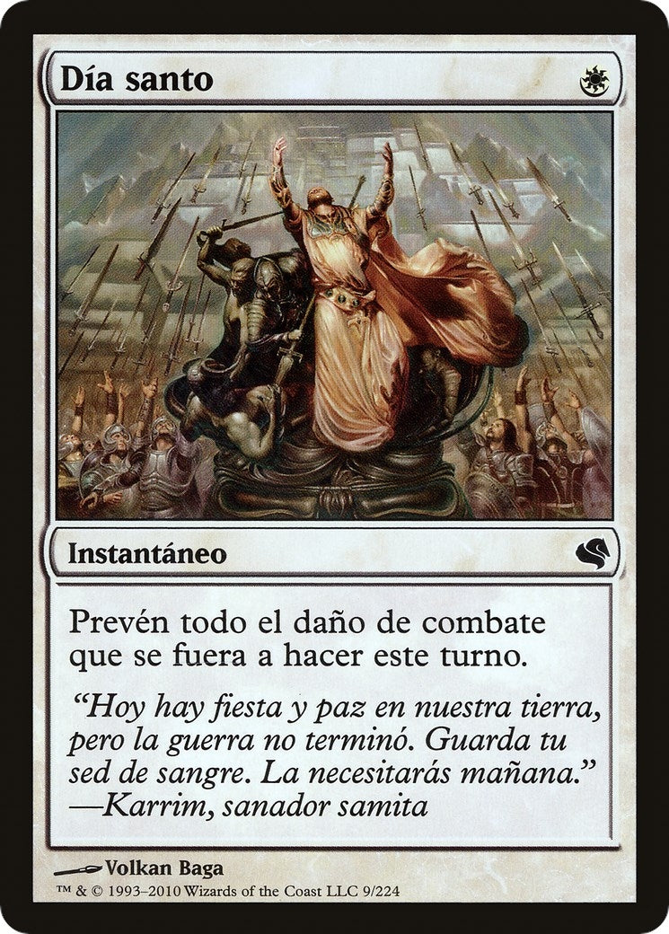 Holy Day (Spanish) - "Dia santo" (9) (Magic Encyclopedia 2011 (Salvat))