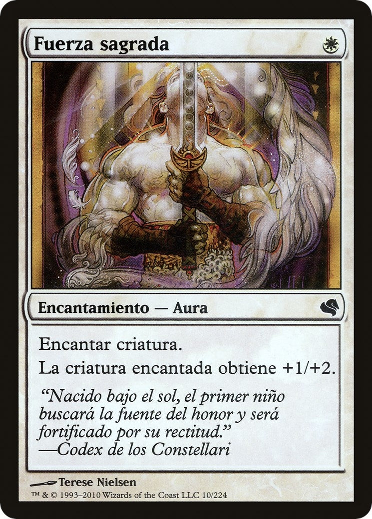 Holy Strength (Spanish) - "Fuerza sagrada" (10) (Magic Encyclopedia 2011 (Salvat))