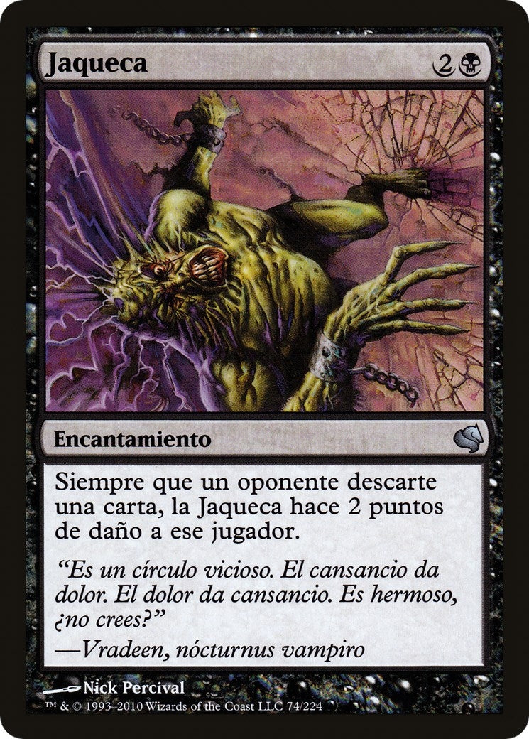 Megrim (Spanish) - "Jaqueca" (74) (Magic Encyclopedia 2011 (Salvat))