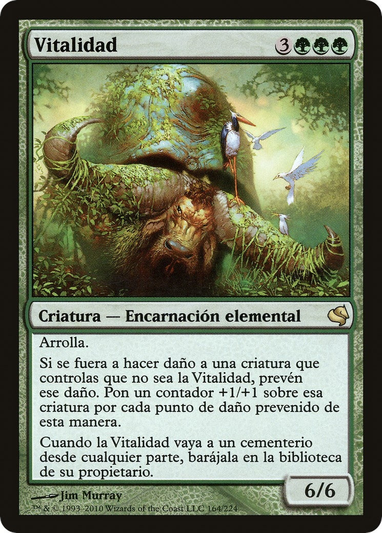 Vigor (Spanish) - "Vitalidad" (164) (Magic Encyclopedia 2011 (Salvat))