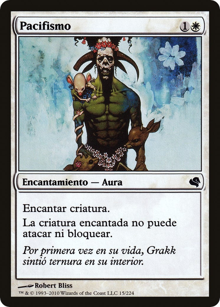 Pacifism (Spanish) - "Pacifismo" (15) (Magic Encyclopedia 2011 (Salvat))