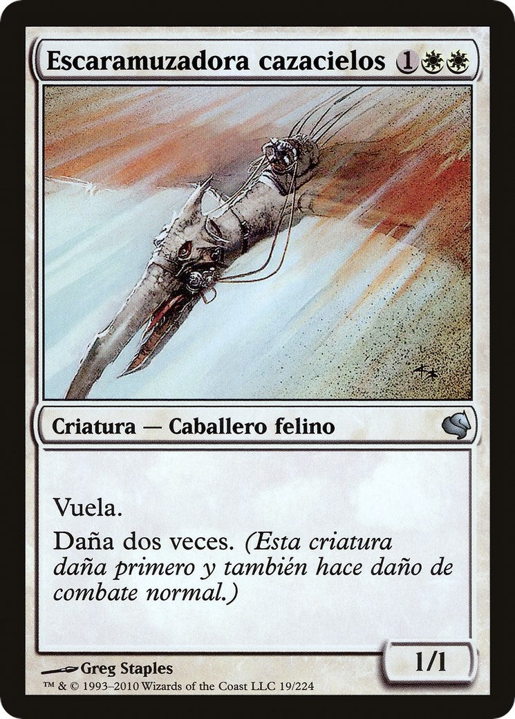 Skyhunter Skirmisher (Spanish) - "Escaramuzadora cazacielos" (19) (Magic Encyclopedia 2011 (Salvat))