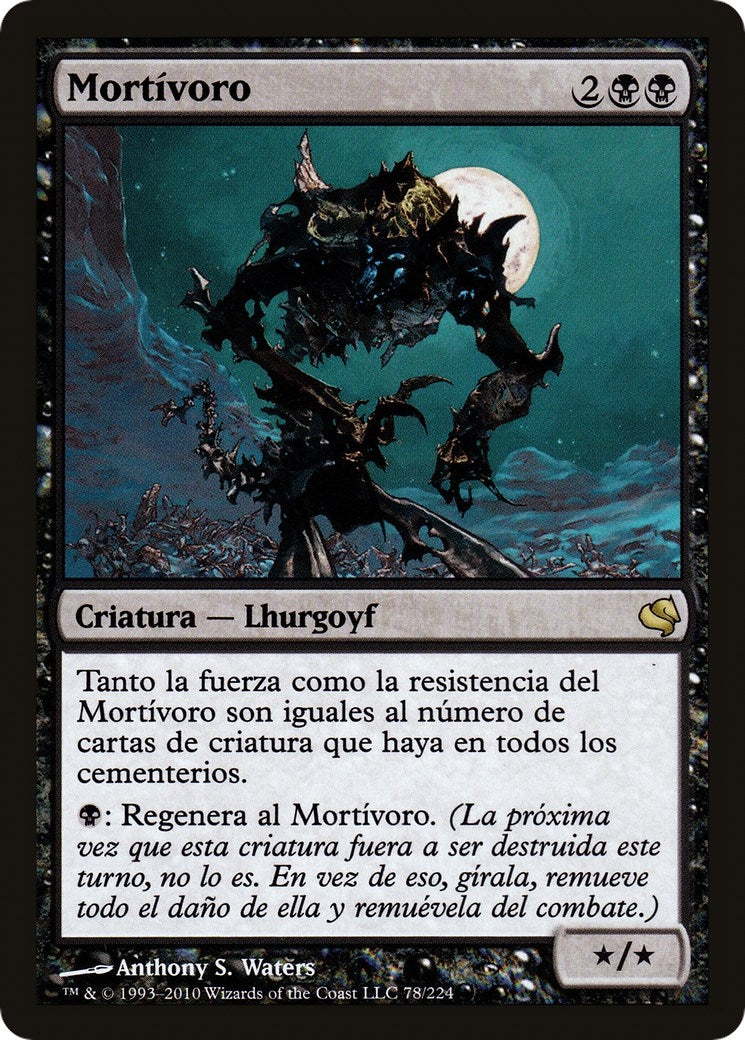 Mortivore (Spanish) - "Mortivoro" (78) (Magic Encyclopedia 2011 (Salvat))