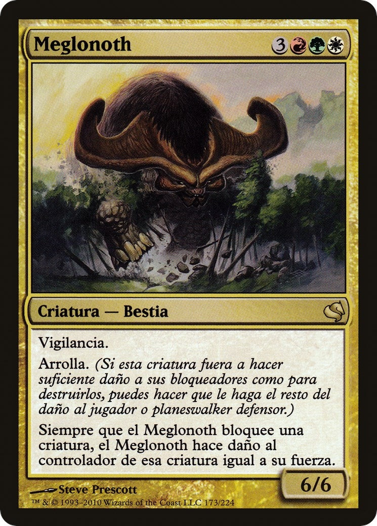 Meglonoth (Spanish) - "Meglonoth" (173) (Magic Encyclopedia 2011 (Salvat))