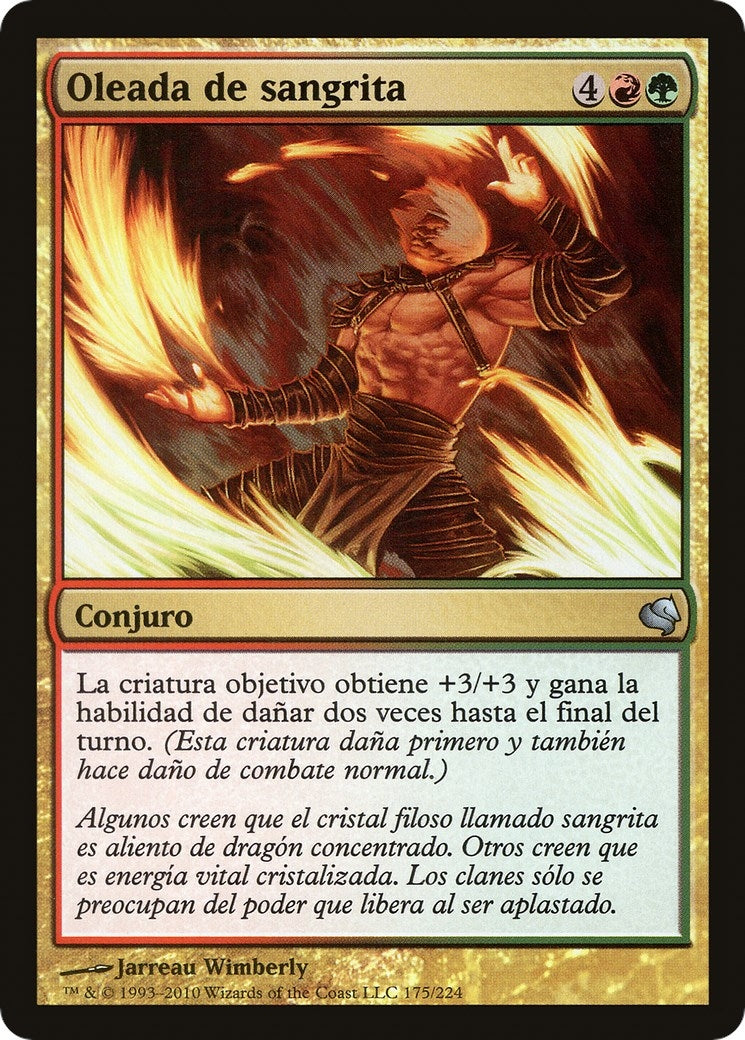 Sangrite Surge (Spanish) - "Oleada de sangrita" (175) (Magic Encyclopedia 2011 (Salvat))