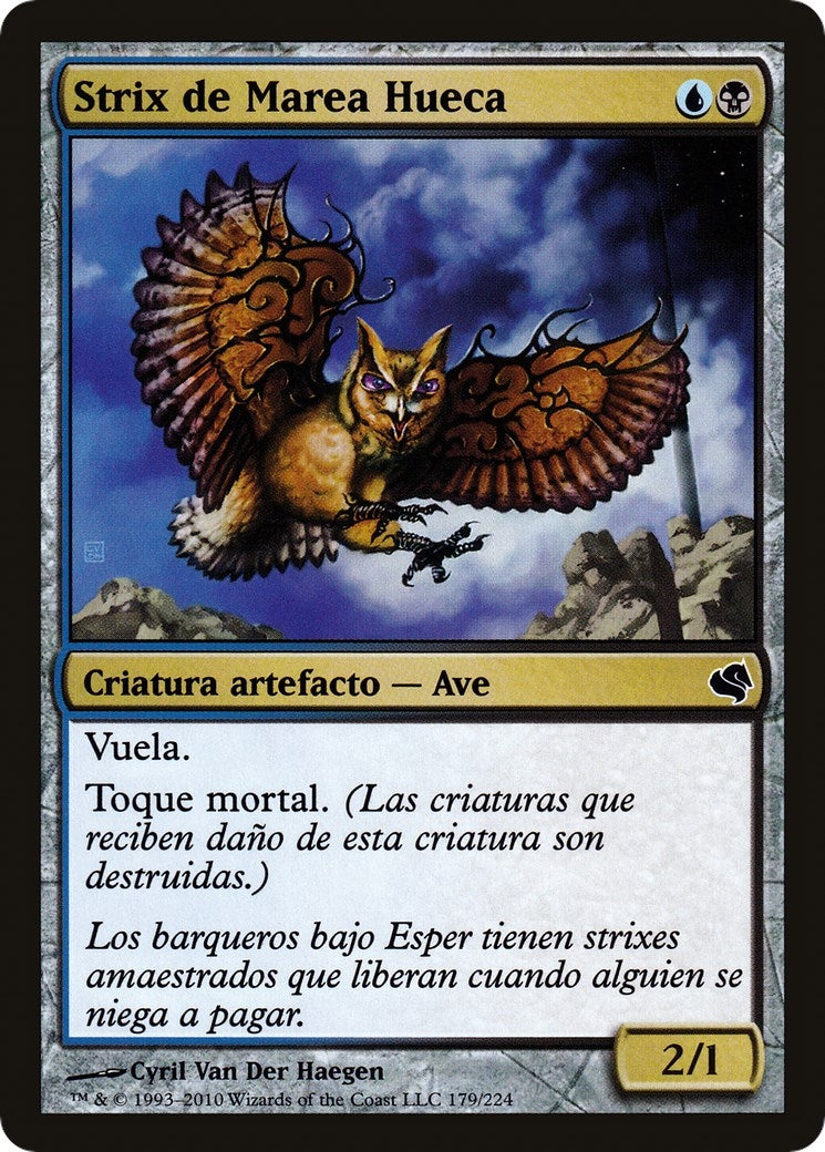Tidehollow Strix (Spanish) - "Strix de Marea Hueca" (179) (Magic Encyclopedia 2011 (Salvat))