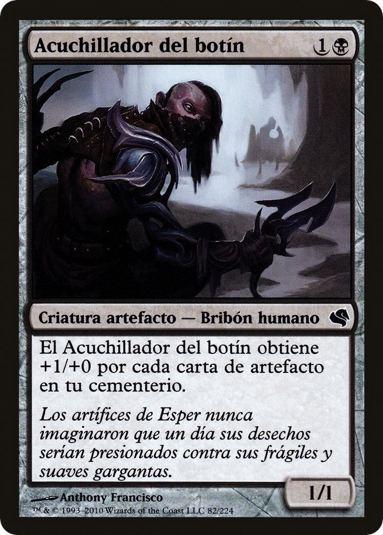 Salvage Slasher (Spanish) - "Acuchillador del botin" (82) (Magic Encyclopedia 2011 (Salvat))
