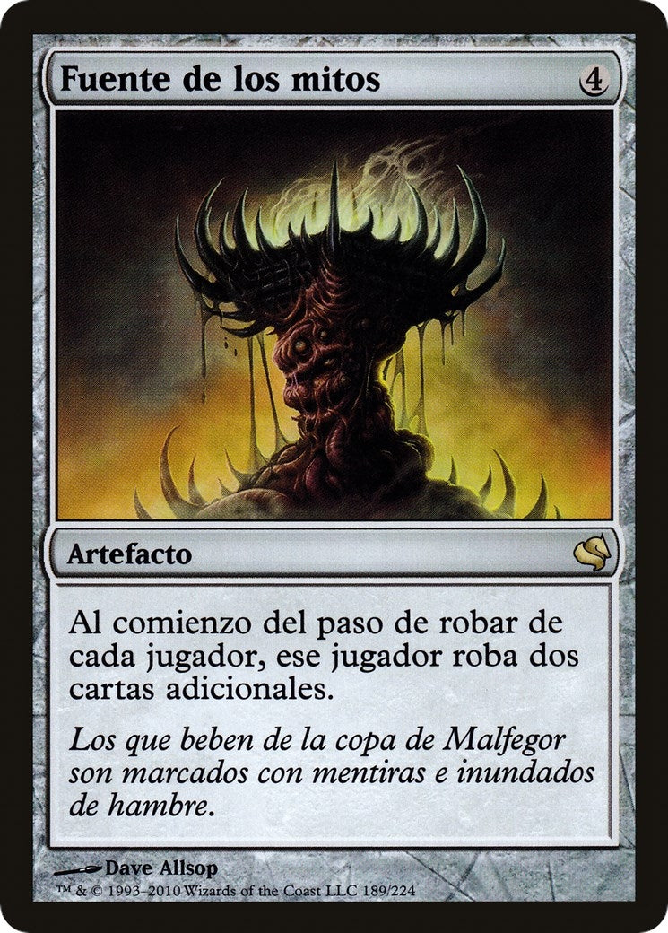 Font of Mythos (Spanish) - "Fuente de los mitos" (189) (Magic Encyclopedia 2011 (Salvat))
