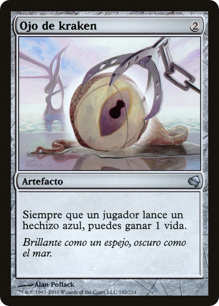 Kraken's Eye (Spanish) - "Ojo de kraken" (192) (Magic Encyclopedia 2011 (Salvat))