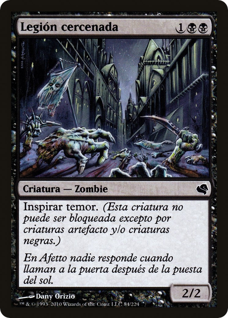 Severed Legion (Spanish) - "Legion cercenada" (84) (Magic Encyclopedia 2011 (Salvat))