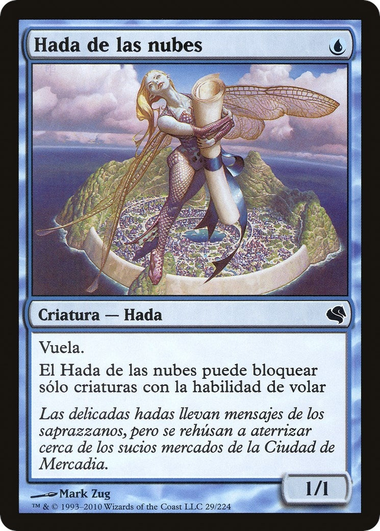 Cloud Sprite (Spanish) - "Hada de las nubes" (29) (Magic Encyclopedia 2011 (Salvat))