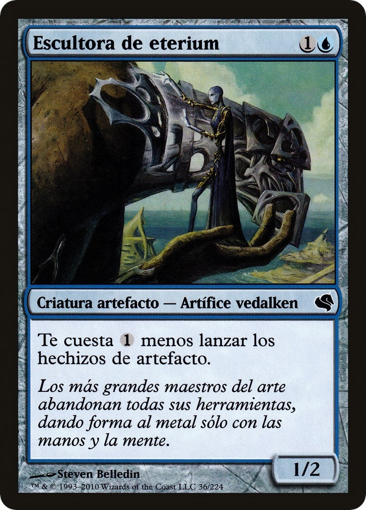 Etherium Sculptor (Spanish) - "Escultor de eterium" (36) (Magic Encyclopedia 2011 (Salvat))