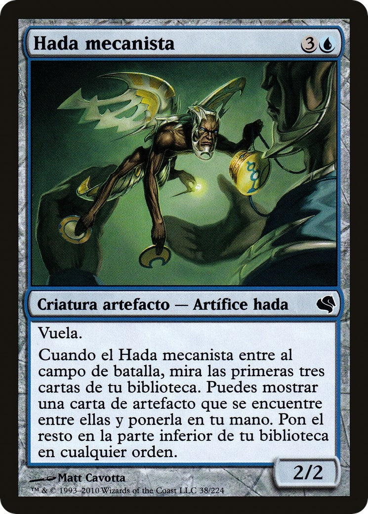 Faerie Mechanist (Spanish) - "Hada mecanista" (38) (Magic Encyclopedia 2011 (Salvat))
