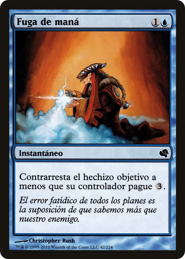 Mana Leak (Spanish) - "Fuga de mana" (42) (Magic Encyclopedia 2011 (Salvat))