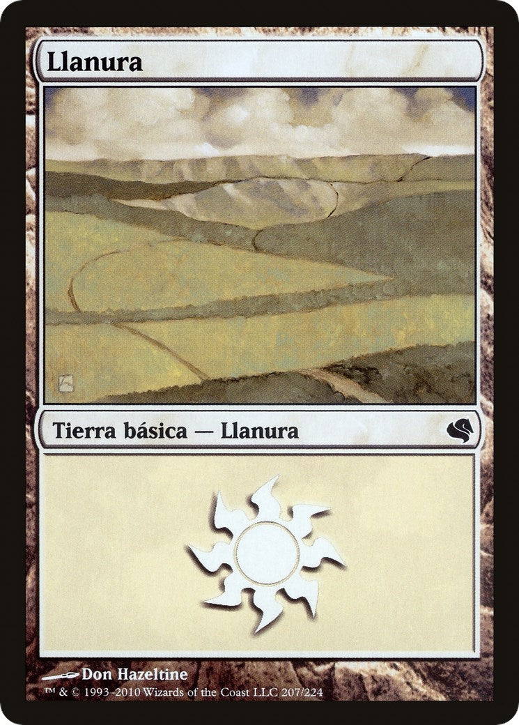 Plains (Spanish) - "Llanura" (207) (207) (Magic Encyclopedia 2011 (Salvat))