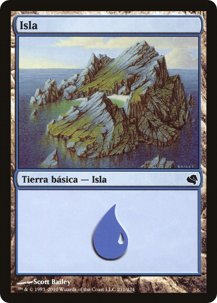 Island (Spanish) - "Isla" (211) (211) (Magic Encyclopedia 2011 (Salvat))