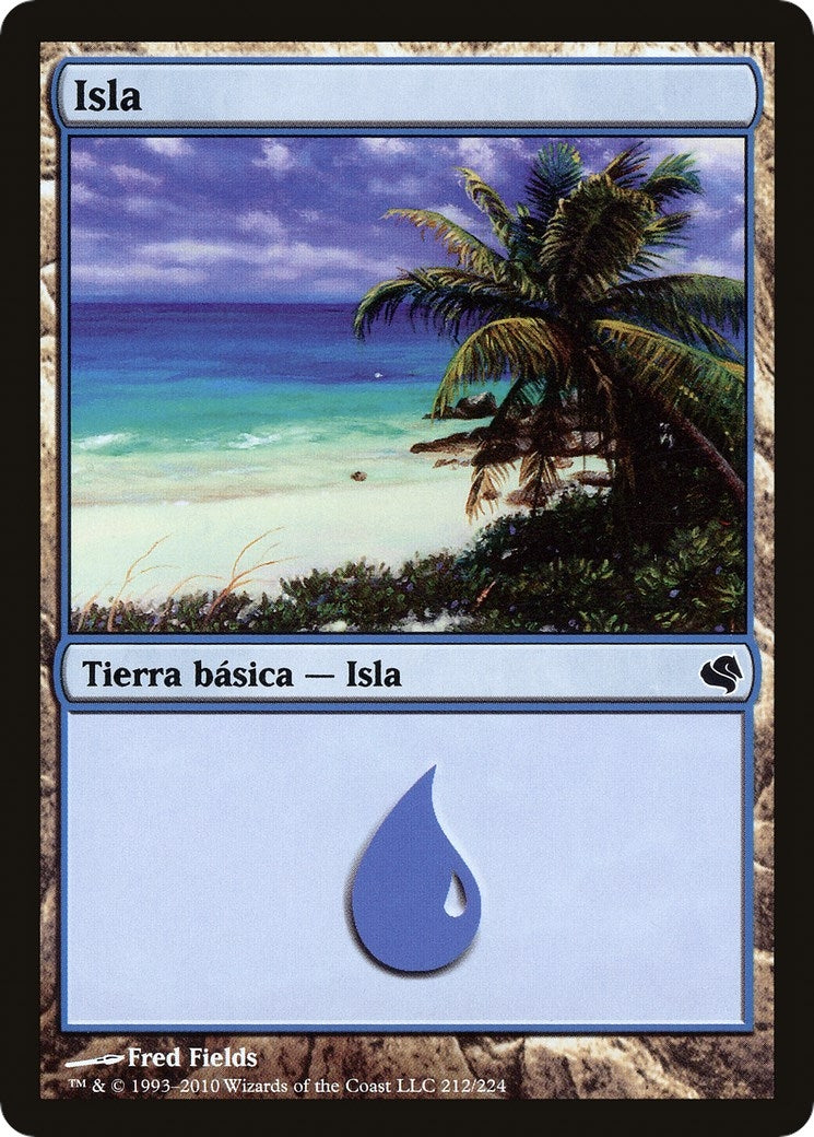 Island (Spanish) - "Isla" (212) (212) (Magic Encyclopedia 2011 (Salvat))