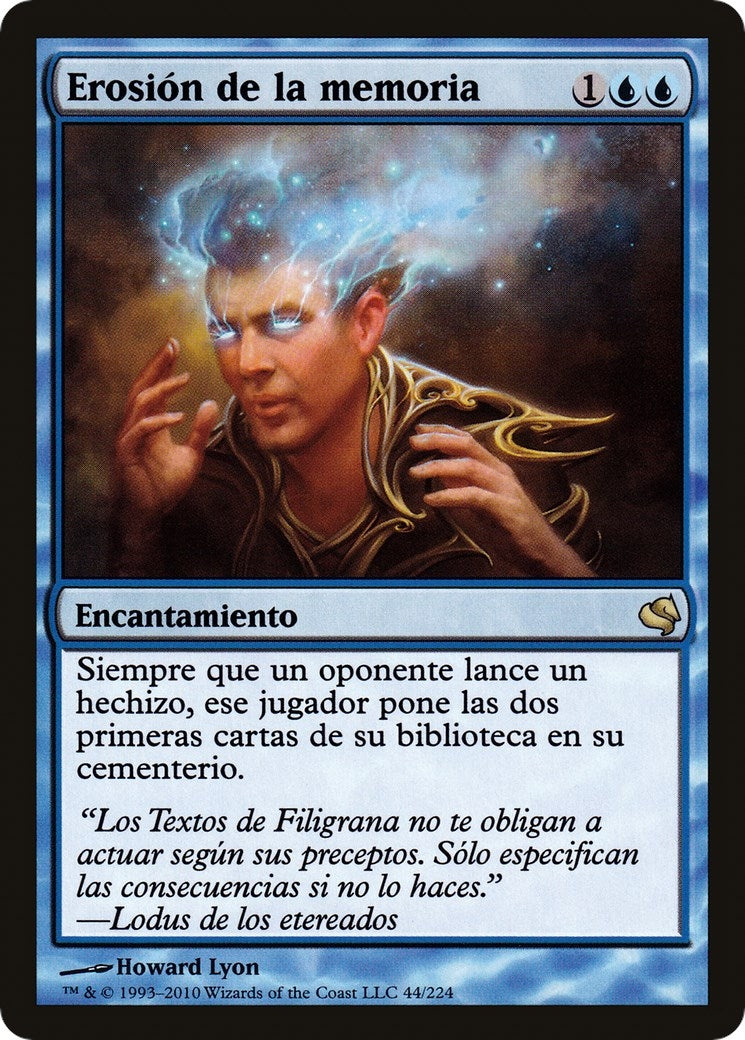 Memory Erosion (Spanish) - "Erosion de la memoria" (44) (Magic Encyclopedia 2011 (Salvat))