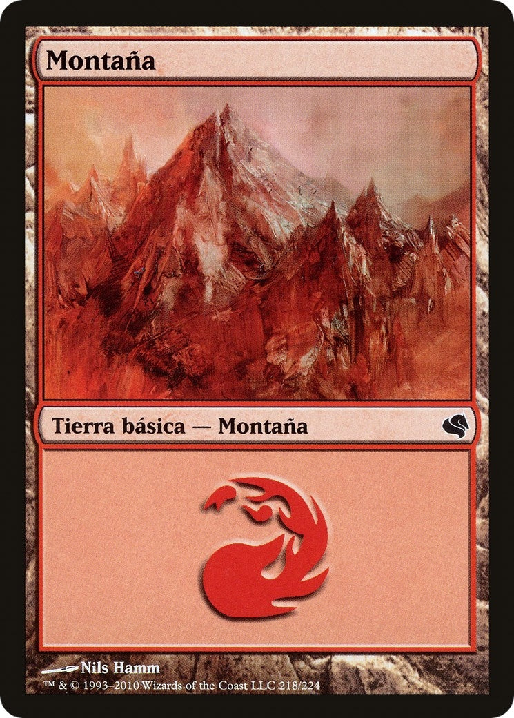 Mountain (Spanish) - "Montana" (218) (218) (Magic Encyclopedia 2011 (Salvat))