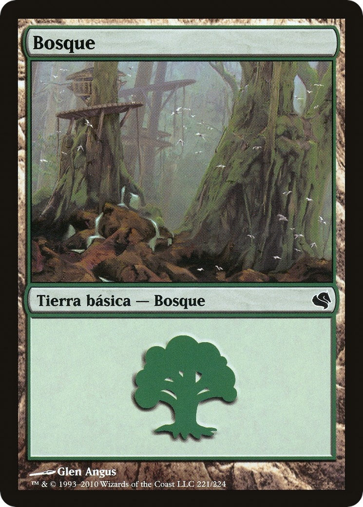 Forest (Spanish) - "Bosque" (221) (221) (Magic Encyclopedia 2011 (Salvat))