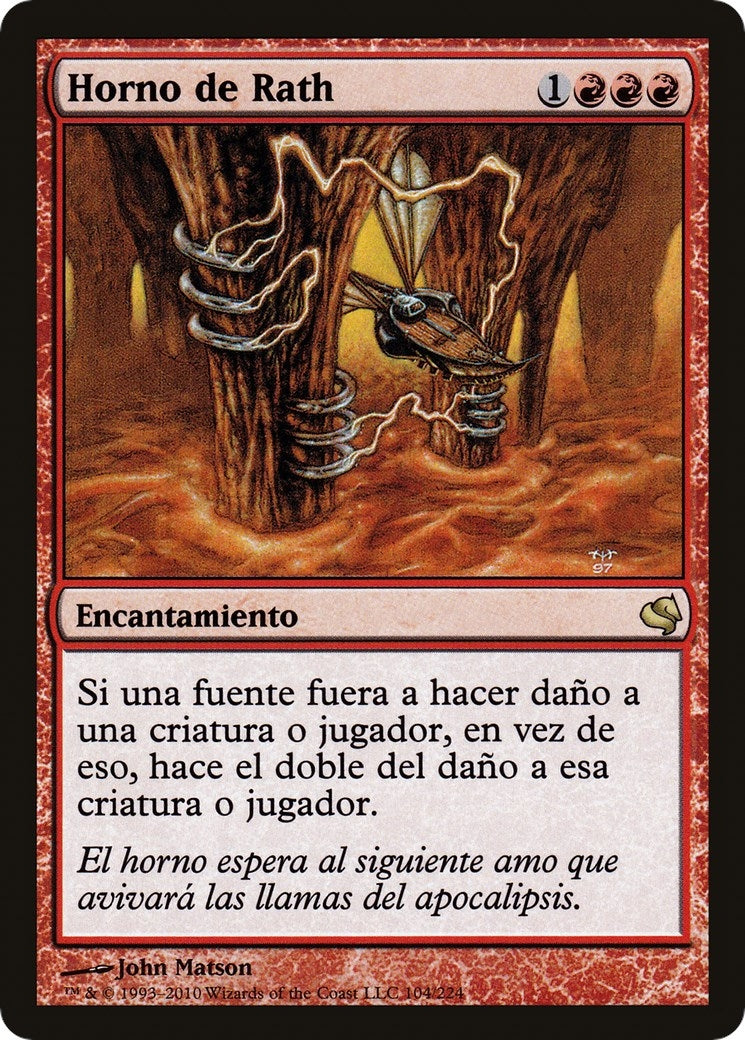 Furnace of Rath (Spanish) - "Horno de Rath" (104) (Magic Encyclopedia 2011 (Salvat))
