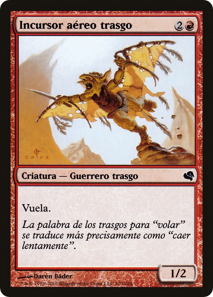 Goblin Sky Raider (Spanish) - "Incursor aereo trasgo" (107) (Magic Encyclopedia 2011 (Salvat))