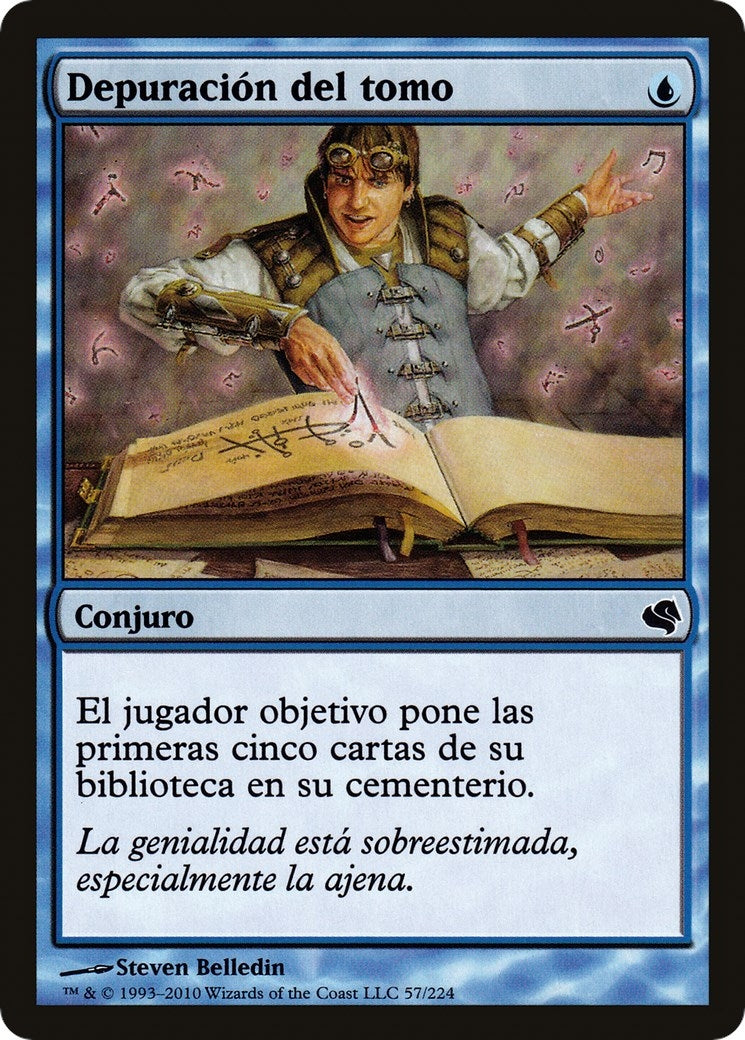 Tome Scour (Spanish) - "Depuracion del tomo" (57) (Magic Encyclopedia 2011 (Salvat))